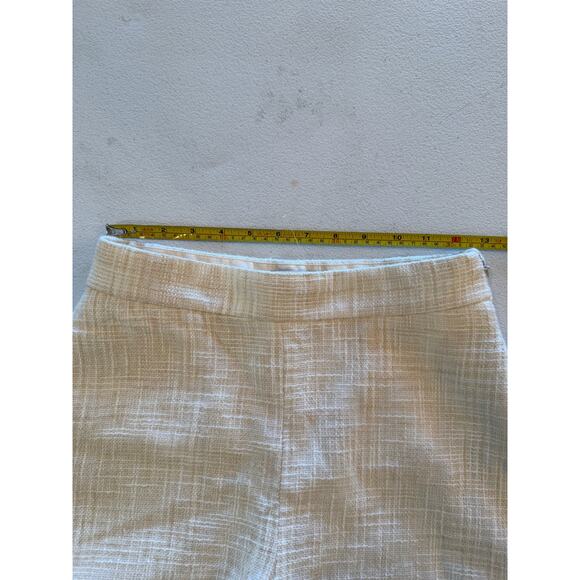 Abercrombie & Fitch Women's Tweed White Cream Lined Dress Shorts Sz XS - Picture 5 of 7